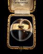 VICTORIAN BANDED AGATE SPHERE LOCKET