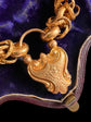 19TH CENTURY PINCHBECK HEART PADLOCK BRACELET