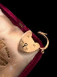 VICTORIAN 15CT GOLD HEART PADLOCK