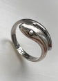 VICTORIAN SILVER SNAKE RING