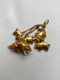 VICTORIAN FAMILY OF PIGS CHARM PENDANT