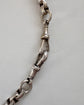 ANTIQUE SILVER FACETED BELCHER ALBERT CHAIN