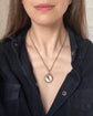 ANTIQUE 9CT GOLD & BLOODSTONE COMPASS PENDANT