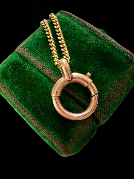 VICTORIAN 9CT GOLD BOLT RING