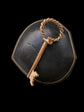 VINTAGE LARGE 9CT GOLD KEY PENDANT
