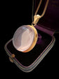 HUGE MOONSTONE & 18CT GOLD PENDANT