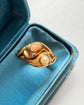 VICTORIAN 18CT GOLD DOUBLE SNAKE RING