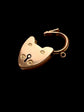 VICTORIAN 15CT GOLD HEART PADLOCK