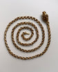 GEORGIAN HIGH CARAT GOLD STAR LINK CHAIN