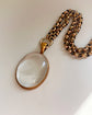 VICTORIAN LARGE ROCK CRYSTAL & 18CT GOLD PENDANT