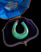 VICTORIAN MALACHITE HORSESHOE PENDANT