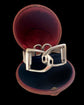 FRENCH SILVER DOUBLE STIRRUP BANGLE