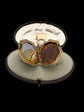 EARLY 19TH CENTURY SWISS ENAMEL COMPACT/MIRROR PENDANT
