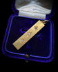 VICTORIAN 15CT GOLD & DIAMOND INGOT PENDANT