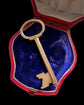 VINTAGE LARGE 9CT GOLD KEY PENDANT