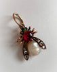 ANTIQUE GEMSET BUG PENDANT