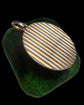 ANTIQUE 15CT GOLD & PLATINUM OVAL LOCKET