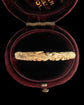 GEORGIAN 15CT GOLD LARGE SPLIT RING