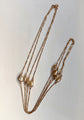 ART NOUVEAU CAGED BAROQUE PEARL CHAIN