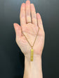 VICTORIAN 15CT GOLD & DIAMOND INGOT PENDANT