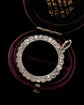 ANTIQUE DIAMOND & 14CT GOLD CIRCLE PENDANT