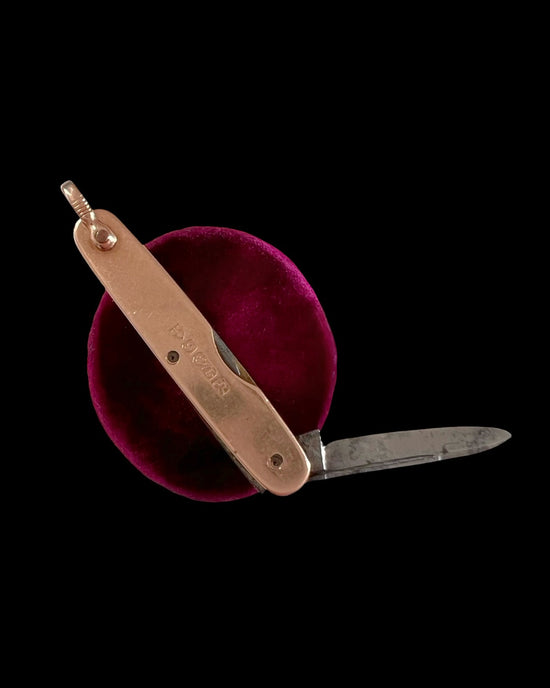 VICTORIAN 9CT GOLD POCKET KNIFE