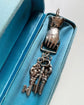 VINTAGE SILVER HAND & KEYS PENDANT