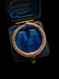 GEORGIAN 15CT GOLD OUROBOROS SPLIT RING