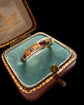 VICTORIAN RUBY & DIAMOND FIVE STONE FLUSH SET RING