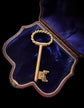 VINTAGE LARGE 9CT GOLD KEY PENDANT