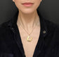 VICTORIAN 18CT GOLD & DIAMOND HORSESHOE PENDANT