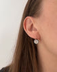 GEORGIAN PASTE SINGLE STONE EARRINGS