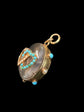 VICTORIAN DOUBLE HEART ROCK CRYSTAL PENDANT