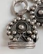 19TH CENTURY DUTCH SILVER FOBS & KEY SET