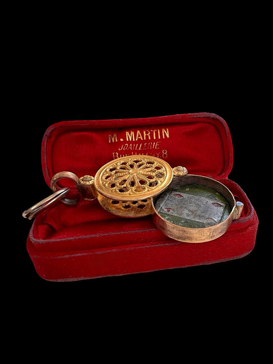 ANTIQUE VEGAS ROULETTE PENDANT