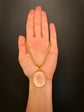 VICTORIAN ROCK CRYSTAL & 15CT GOLD LOCKET