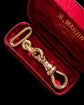 ANTIQUE 18CT GOLD CHUNKY DOG CLIP AND EXTENDER CHAIN