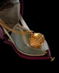 VICTORIAN 10CT GOLD ETRUSCAN REVIVAL SPHERE PENDANT