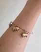 VICTORIAN 9CT GOLD LUCKY PIG BANGLE