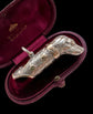 VICTORIAN SILVER & GOLD STAR DOG WHISTLE PENDANT