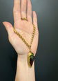 VICTORIAN LARGE BEETLE PENDANT
