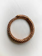 GEORGIAN 15CT GOLD OUROBOROS SPLIT RING