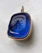 VICTORIAN BRIGHT BLUE BEE ‘INDUSTRY’ TASSIE INTAGLIO PENDANT