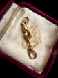 VICTORIAN 15CT GOLD PARROT DOGCLIP