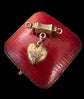 VICTORIAN 9CT GOLD HEART LOCKET CLASP
