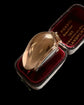 ANTIQUE LARGE PUFFY GOLD HEART PENDANT ‘TOUJOURS PRÉSENTE, TOUJOURS CHÈRE’