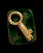 VICTORIAN 15CT GOLD BRAMAH KEY PENDANT