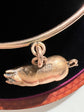 VICTORIAN 9CT GOLD LUCKY PIG BANGLE