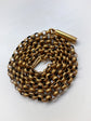 GEORGIAN 15CT GOLD STUDDED BELCHER CHAIN