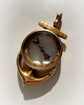 VICTORIAN 18CT GOLD ANCHOR COMPASS